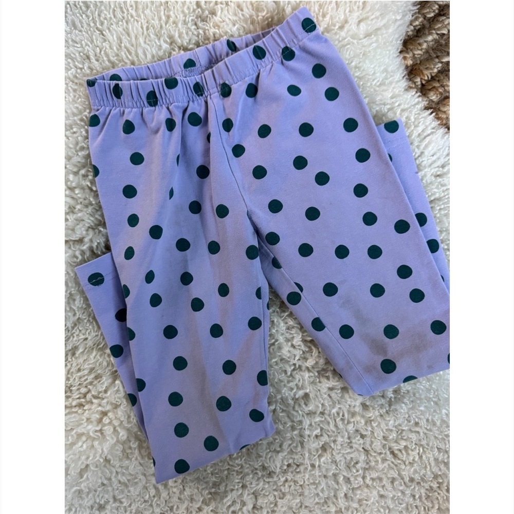 Hanna Andersson Lavender Polka Dot Pajama Bottoms